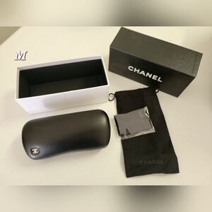 *Authentic* Brand New Chanel Clam Shell Eyeglass Case. MEDIUM SIZE